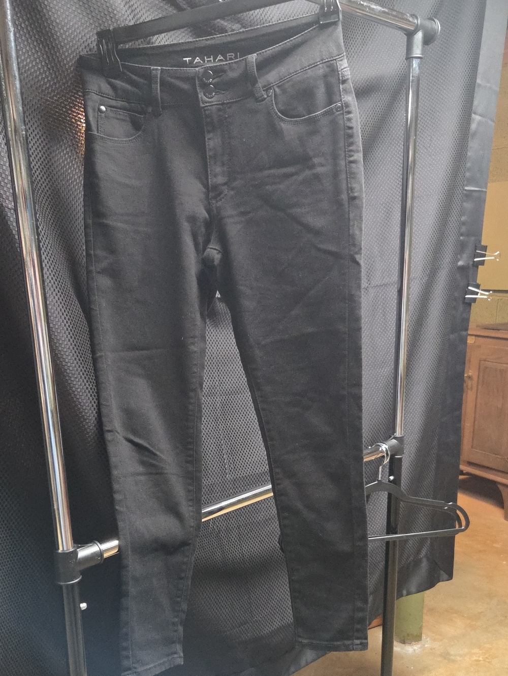 Tahari Black Skinny Men's Jeans